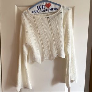 Nasty Gal knitted Cropped Long Sleeve